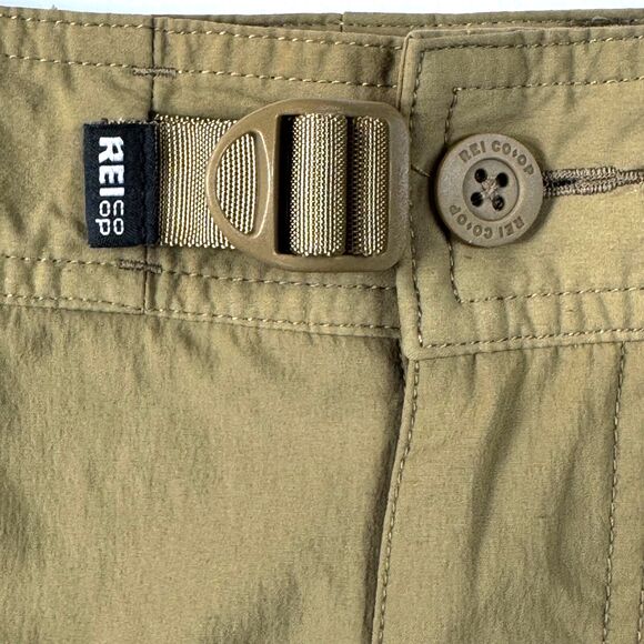 REI Co Op Cargo Shorts Mens 38 Tan Relaxed Fit Nylon Hiking Outdoor Utility - Picture 9 of 16